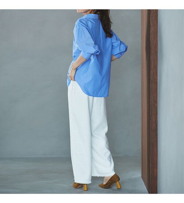 RANAN（ラナン）の「ツイードワイドパンツ（フルレングスパンツ）」｜詳細画像