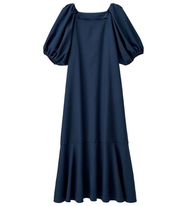 RANAN（ラナン）の「ひんやり！スクエアネックボリューム袖ワンピース（その他ワンピース）」｜詳細画像