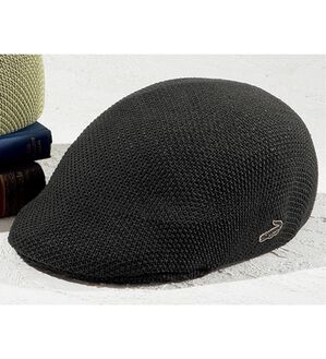 「＜クロコダイル＞ムレにくく快適！サーモニットハット（メンズ帽子）」｜ハンチングチャコール