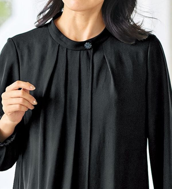 BELLUNA（ベルーナ）の「洗える！ゆったりフォーマルワンピース（ブラックフォーマル（喪服・礼服））」｜詳細画像