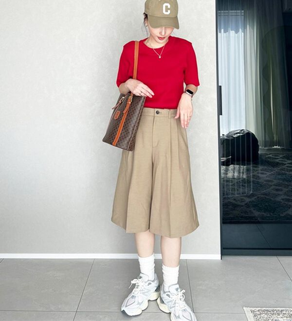 GeeRA（ジーラ）の「編地切替ニットトップス（ニット・セーター）」｜詳細画像