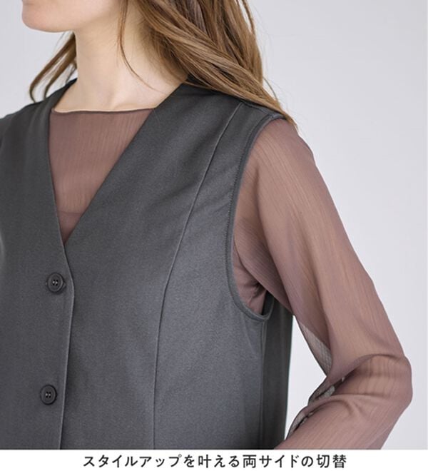 alotta（アロッタ）の「大人上品フレアジレワンピース（ジャンパースカート）」｜詳細画像