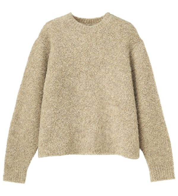 RANAN（ラナン）の「〈ＳＤＧｓ〉ふわふわブークレーニット（ニット・セーター）」｜詳細画像