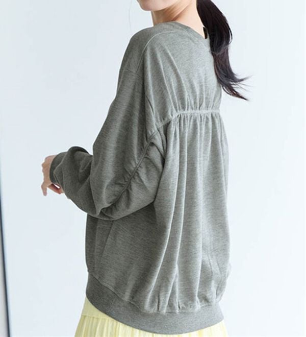 RANAN（ラナン）の「バックギャザーデザインスウェット（カットソー）」｜詳細画像