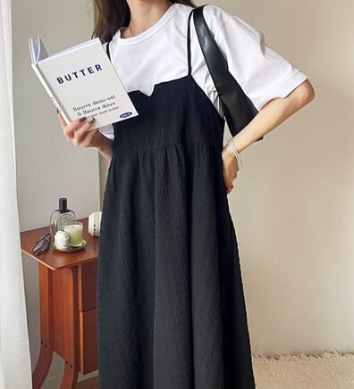 GeeRA（ジーラ）の「ぽこぽこエンボス素材キャミワンピース（その他ワンピース）」