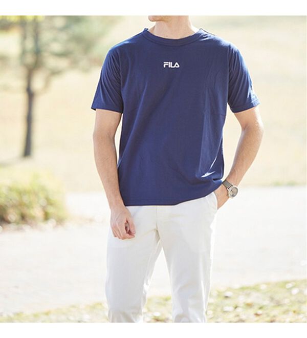 「＜フィラ＞ワンポイント刺しゅうＴシャツ（メンズカットソー）」｜詳細画像