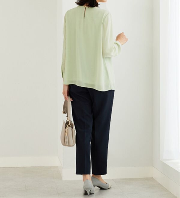 BELLUNA（ベルーナ）の「＜セレモニースタイル＞ボウタイデザインブラウス（ブラウス）」｜詳細画像