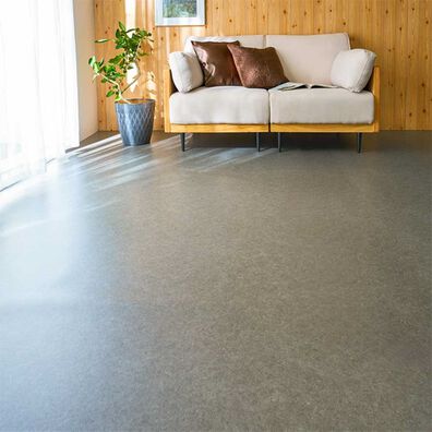 iellio（イエリオ）の「多機能クッションフロアシート＜簡単ロール式・フローリング調・防水・はっ水・日本製・抗菌・防カビ・防炎＞（カーペット）」