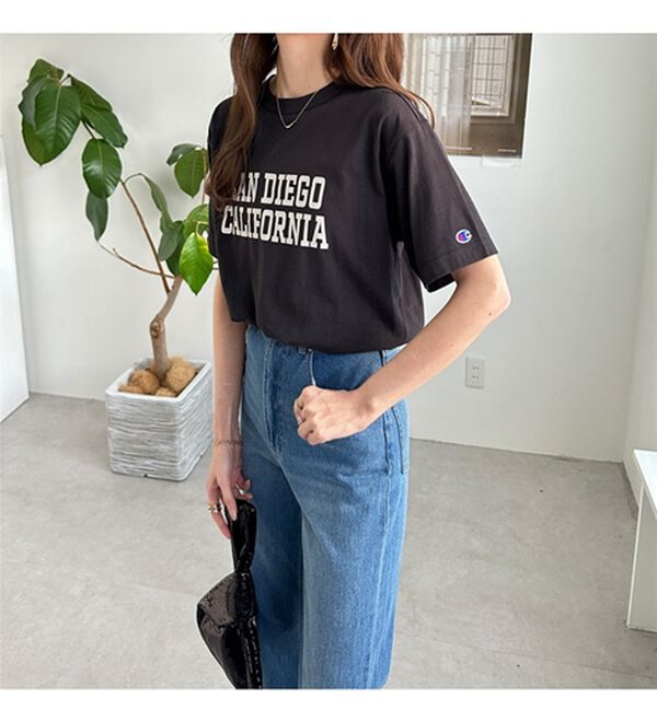 GeeRA（ジーラ）の「【ｃｈａｍｐｉｏｎ】ロゴＴシャツ（Tシャツ）」｜詳細画像