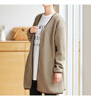 「ふんわりあったかボアガウン（パジャマ・ルームウェア）」｜詳細画像