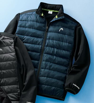 「＜ヘッド＞ダウンで暖か！防風スポーティジャケット（メンズジャケット）」