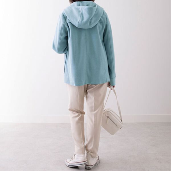 BELLUNA（ベルーナ）の「ウール調素材ダッフルコート（ショートコート）」｜詳細画像