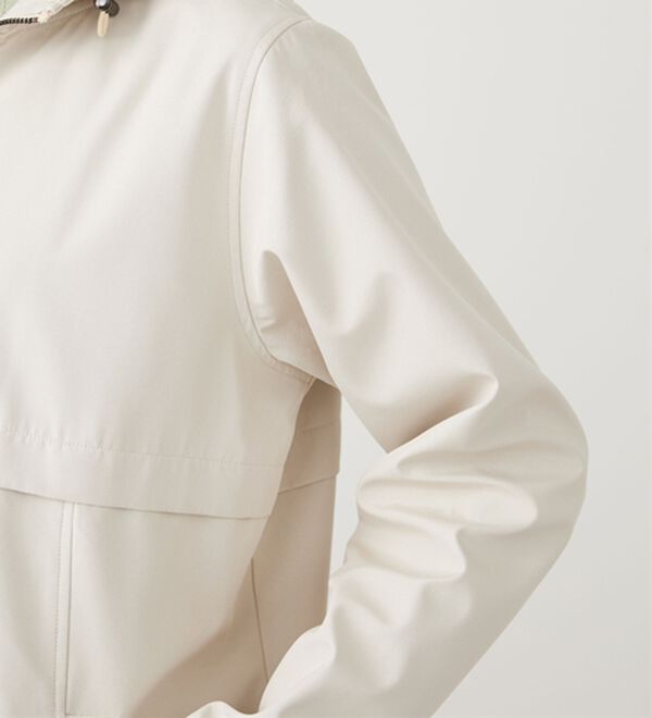 BELLUNA（ベルーナ）の「はっ水加工ボンディング素材ロング丈パーカー（ハーフコート）」｜詳細画像