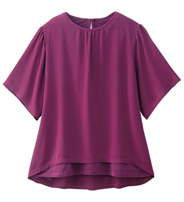 BELLUNA（ベルーナ）の「シフォン重ねレイヤードチュニック（チュニック）」｜詳細画像