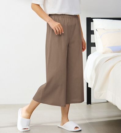 「サラッと涼しい楊柳ボトム（パジャマ・ルームウェア）」