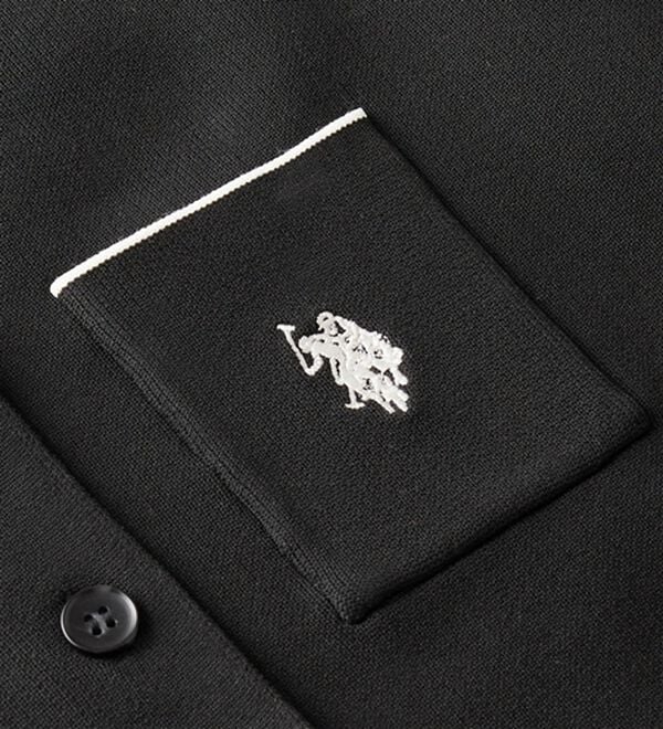 RANAN（ラナン）の「＜U.S.POLO ASSN.＞Ｗフェイスバイカラーカーディガン（ニットカーディガン）」｜詳細画像