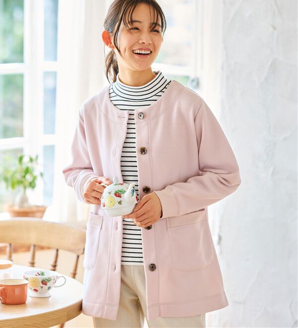 BELLUNA（ベルーナ）の「毎日着られる！快適フリースジャケット（セットアップ）」｜詳細画像