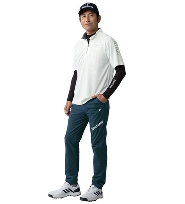 「【３点セット】＜ツアーステージ＞即完成！ブランド３点セット（メンズゴルフウェア）」｜詳細画像