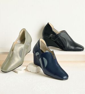 BELLUNA（ベルーナ）の「４Ｅ牛革エレガントラインシューズ（パンプス）」｜詳細画像