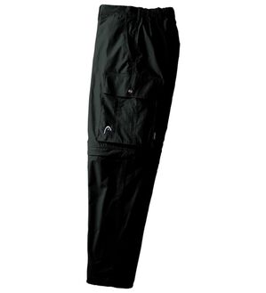 「＜ヘッド＞まさに画期的２ウェイカーゴパンツ（メンズフルレングスパンツ）」｜ブラック