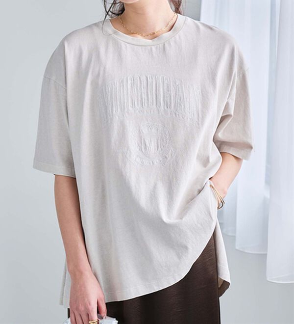 RANAN（ラナン）の「ヴィンテージライクロゴTシャツ（カットソー）」｜詳細画像