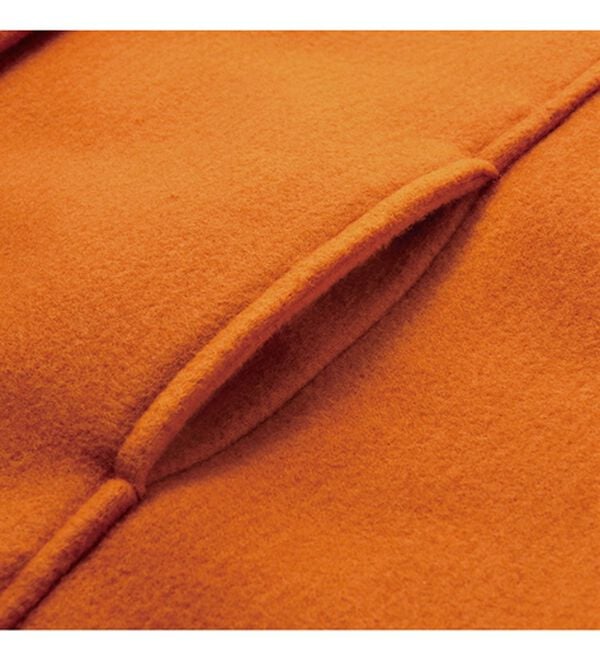 VINNO（ヴィノ）の「フード付ウールライクコート（ハーフコート）」｜詳細画像