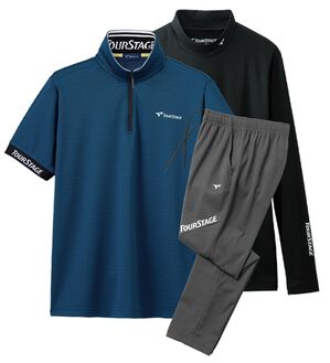 「【３点セット】＜ツアーステージ＞もう悩まない！即戦力３点セット（メンズルームウェア）」｜ネイビーセット