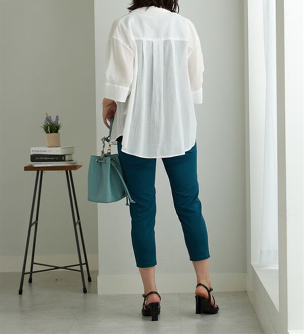 BELLUNA（ベルーナ）の「【接触冷感】ヒンヤリ速乾！かのこ素材レギンスパンツ（スパッツ・レギンス）」｜詳細画像