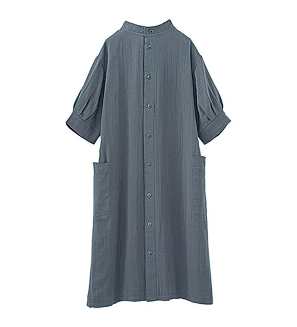 BELLUNA（ベルーナ）の「オーガニックコットンダブルガーゼワンピース（その他ワンピース）」｜詳細画像