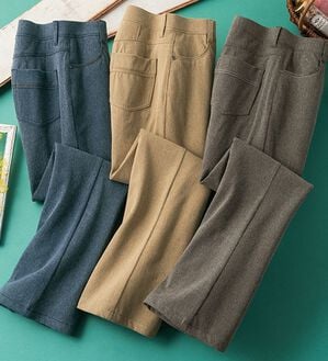 ルフラン（ルフラン）の「【３本組】伸びてラク楽キレイめパンツ（フルレングスパンツ）」｜詳細画像