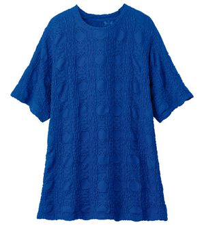 ルフラン（ルフラン）の「着る美人。レースジャカード（カットソー）」｜ブルー