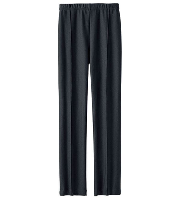 BELLUNA（ベルーナ）の「日本製裏起毛ハイテンションパンツ（フルレングスパンツ）」｜黒