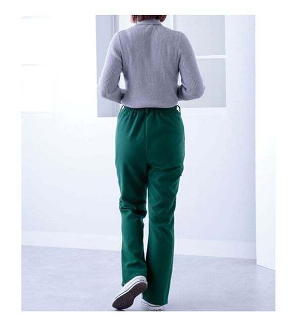 BELLUNA（ベルーナ）の「ふっくらウール調フレアーシルエットパンツ（フルレングスパンツ）」｜詳細画像