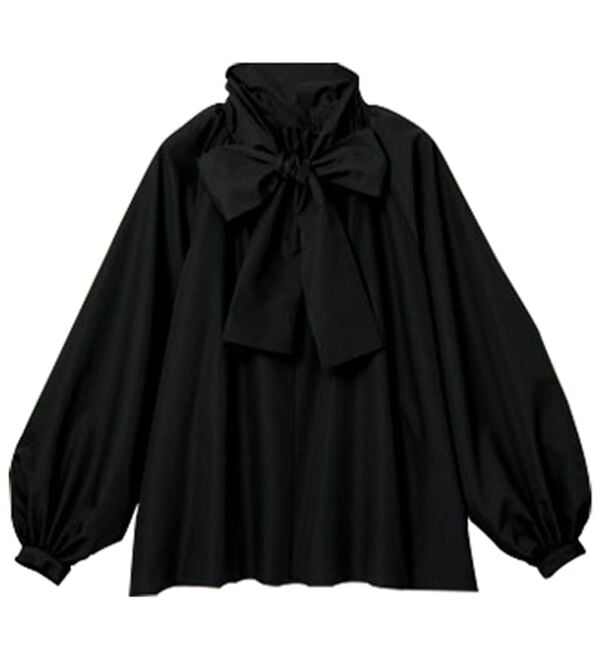 RANAN（ラナン）の「ボリュームボウタイブラウス（ブラウス）」｜詳細画像