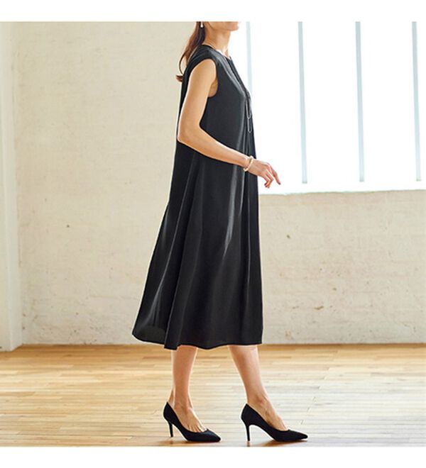 幾何柄レースボレロジャケットワンピースアンサンブル