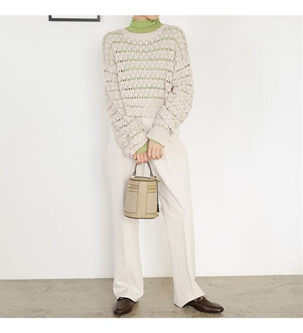 GeeRA（ジーラ）の「２ＷＡＹクロシェニットカーディガン（ニットカーディガン）」｜詳細画像