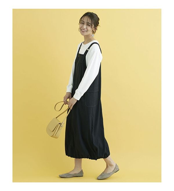 BELLUNA（ベルーナ）の「コクーンシルエットジャンパースカート（ジャンパースカート）」｜詳細画像