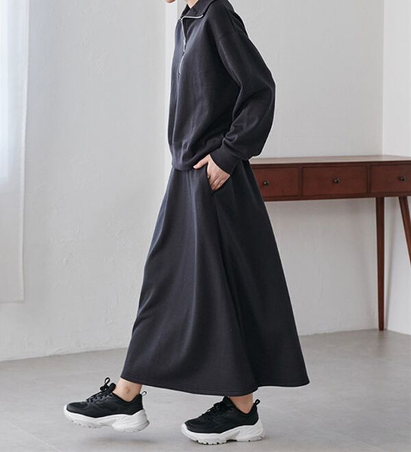 RANAN（ラナン）の「＜ＨＩＧＨ　ＳＰＥＣ＞毛玉になりにくい！ジップデザインセットアップ（セットアップ）」｜詳細画像