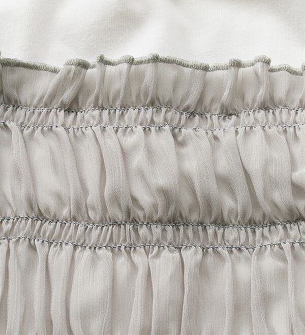 GeeRA（ジーラ）の「シアービスチェドッキングＴシャツ（カットソー）」｜詳細画像