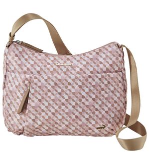 BELLUNA（ベルーナ）の「＜クロコダイル＞多収納軽量ショルダー（ショルダーバッグ）」｜ピンク