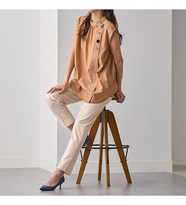 BELLUNA（ベルーナ）の「裏メッシュ素材多機能パンツ（フルレングスパンツ）」｜詳細画像