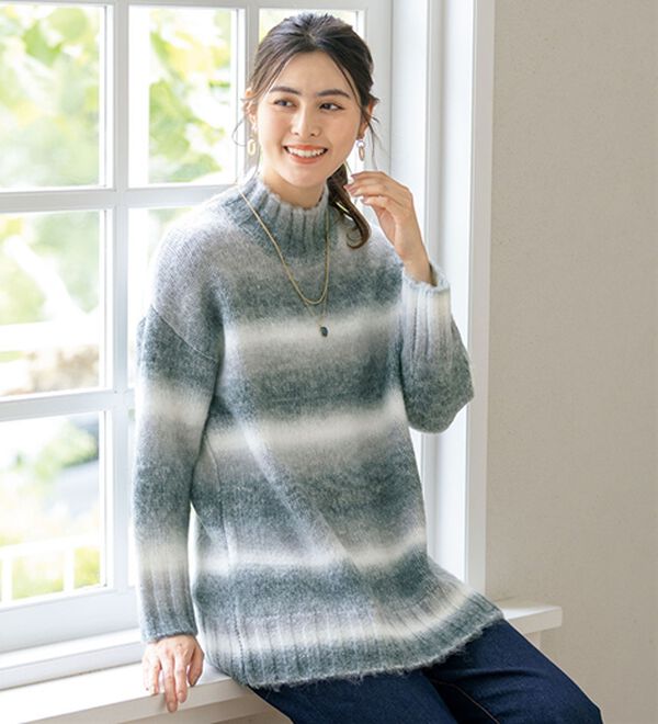 ルフラン（ルフラン）の「【２色組】グラデーションセーター（ニット・セーター）」｜詳細画像