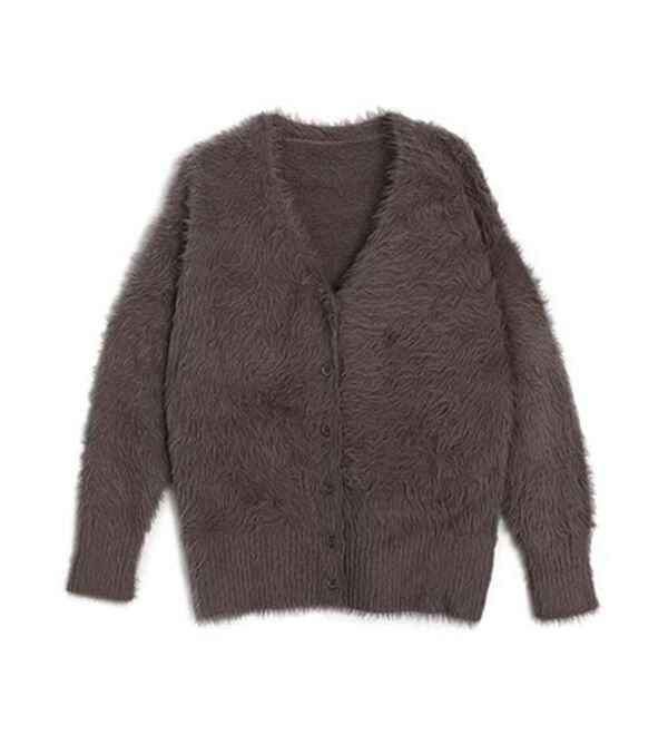 Pierrot（ピエロ）の「シャギーニットカーディガン（ニットカーディガン）」｜詳細画像