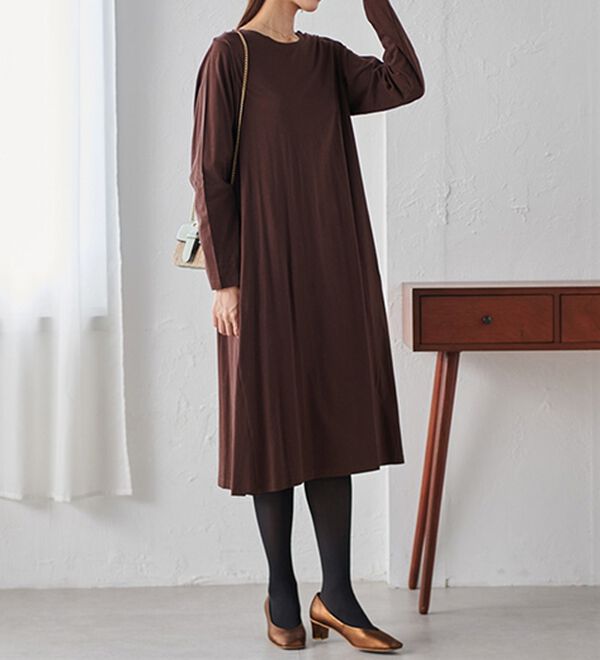 RANAN（ラナン）の「【選べる２丈】＜ＢＣ＞ポケット付マキシワンピース（その他ワンピース）」｜詳細画像