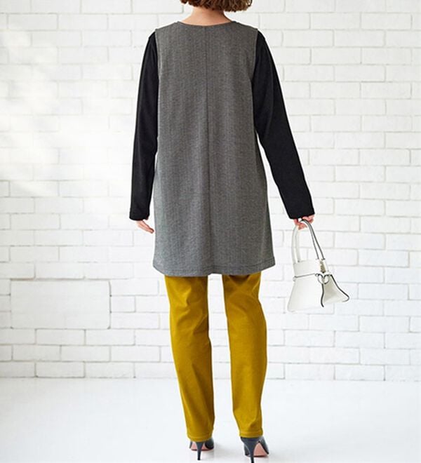 BELLUNA（ベルーナ）の「ジャカード素材ジャンスカアンサンブル（アンサンブル）」｜詳細画像