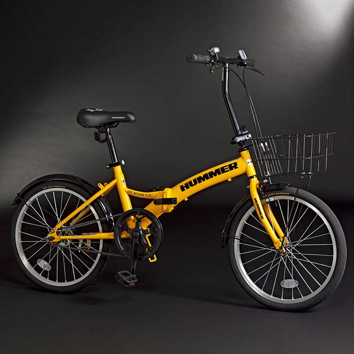 HUMMER 折りたたみ自転車 黄色札幌近郊限定