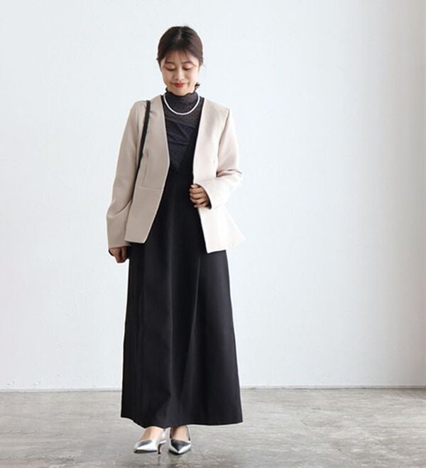 Pierrot（ピエロ）の「ウエストマークジャンパースカート（ジャンパースカート）」｜詳細画像