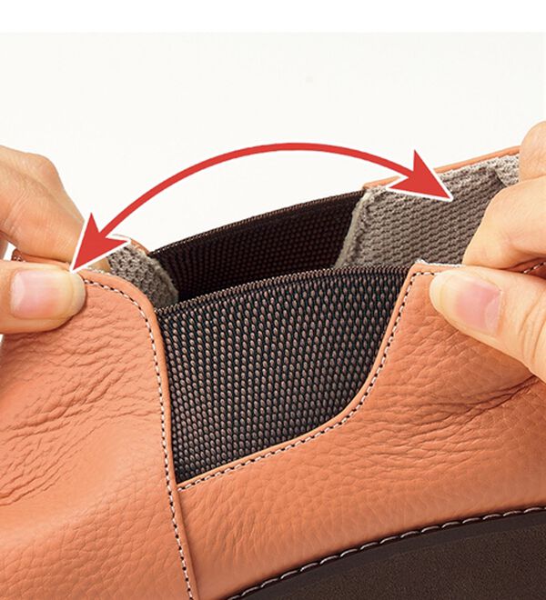 ルフラン（ルフラン）の「＜メディフィット＞５Ｅゆったりサイドゴアスリッポン（スリッポン）」｜詳細画像