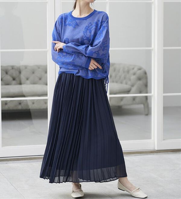 RANAN（ラナン）の「プリーツロングスカート（ロングスカート）」｜詳細画像