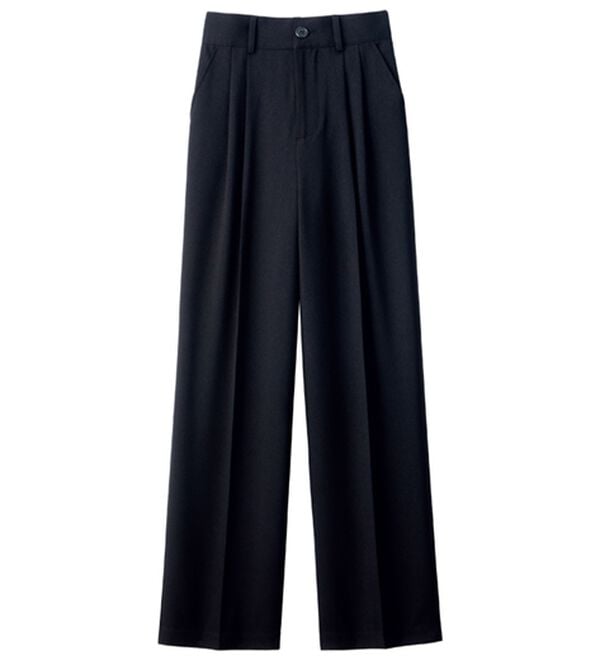 ルフラン（ルフラン）の「こ綺麗こなれたパンツ（フルレングスパンツ）」｜黒